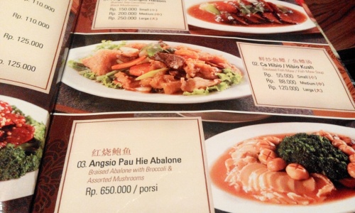 Menu abalone pau ie