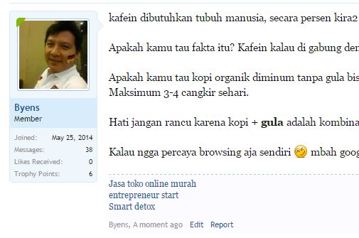 Mendapatkan signature forum backlink dengan mudah