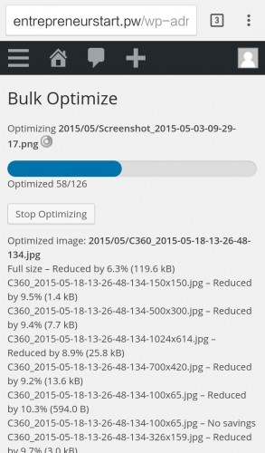 Bulk optimize gambar yg udah terlanjur diupload