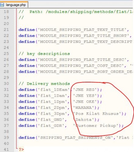 ubah kurir di language.php