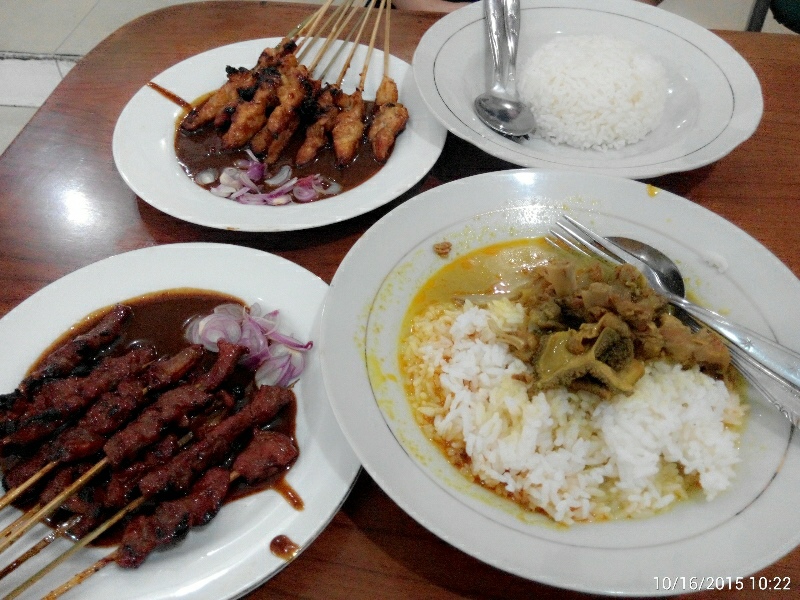 sate kambing gule haji paino malang