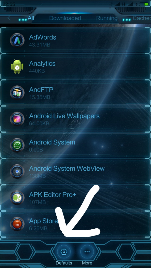 default app miui
