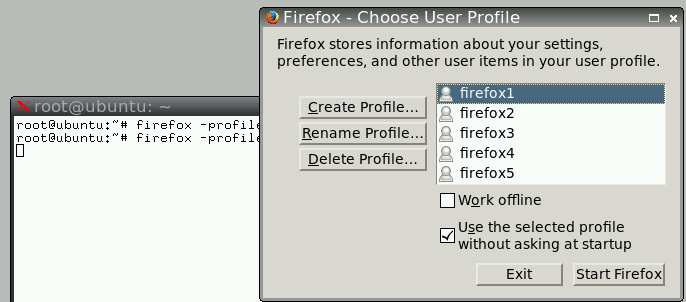 profile manager firefox