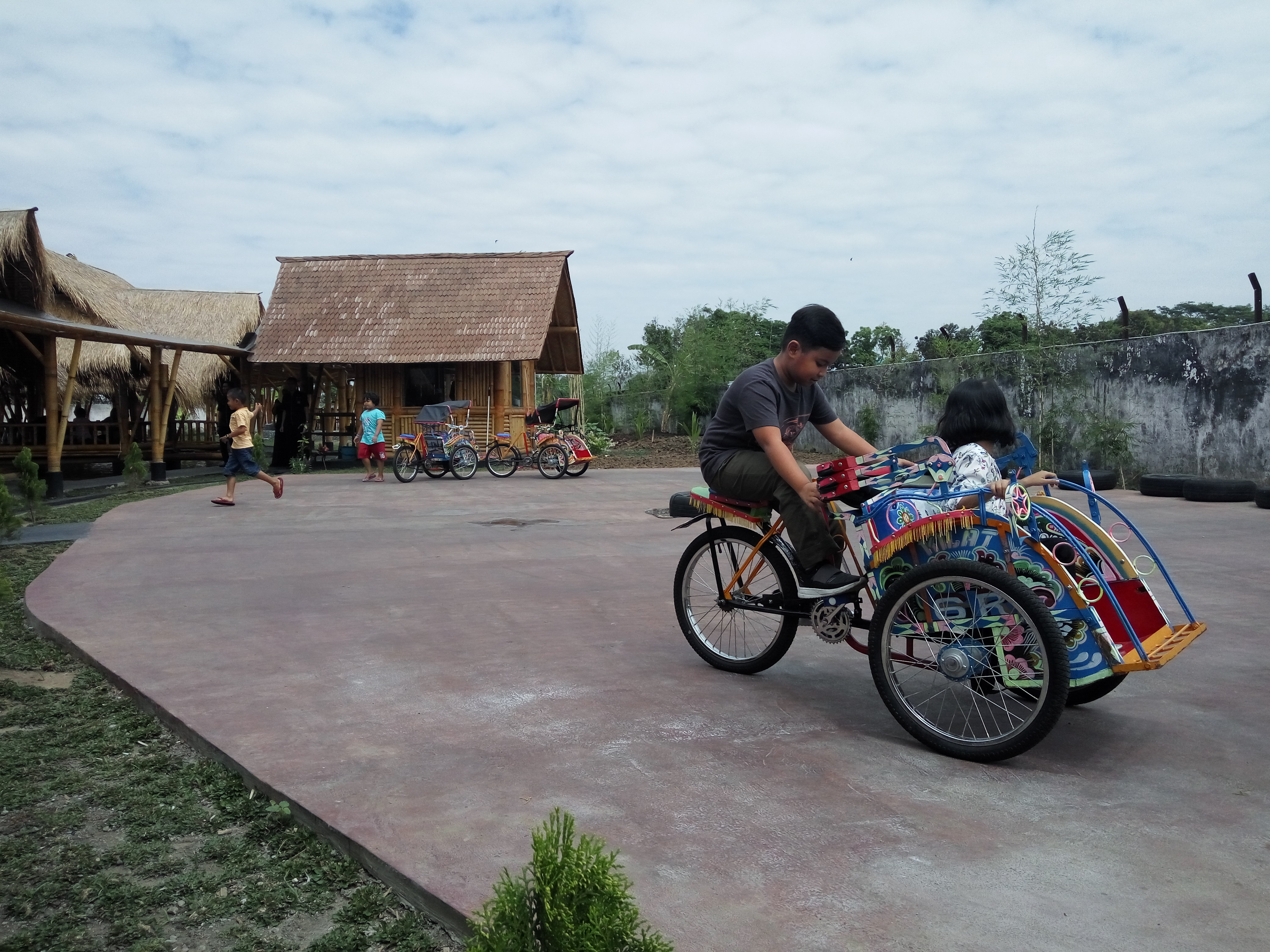 wahana becak mini mang engking