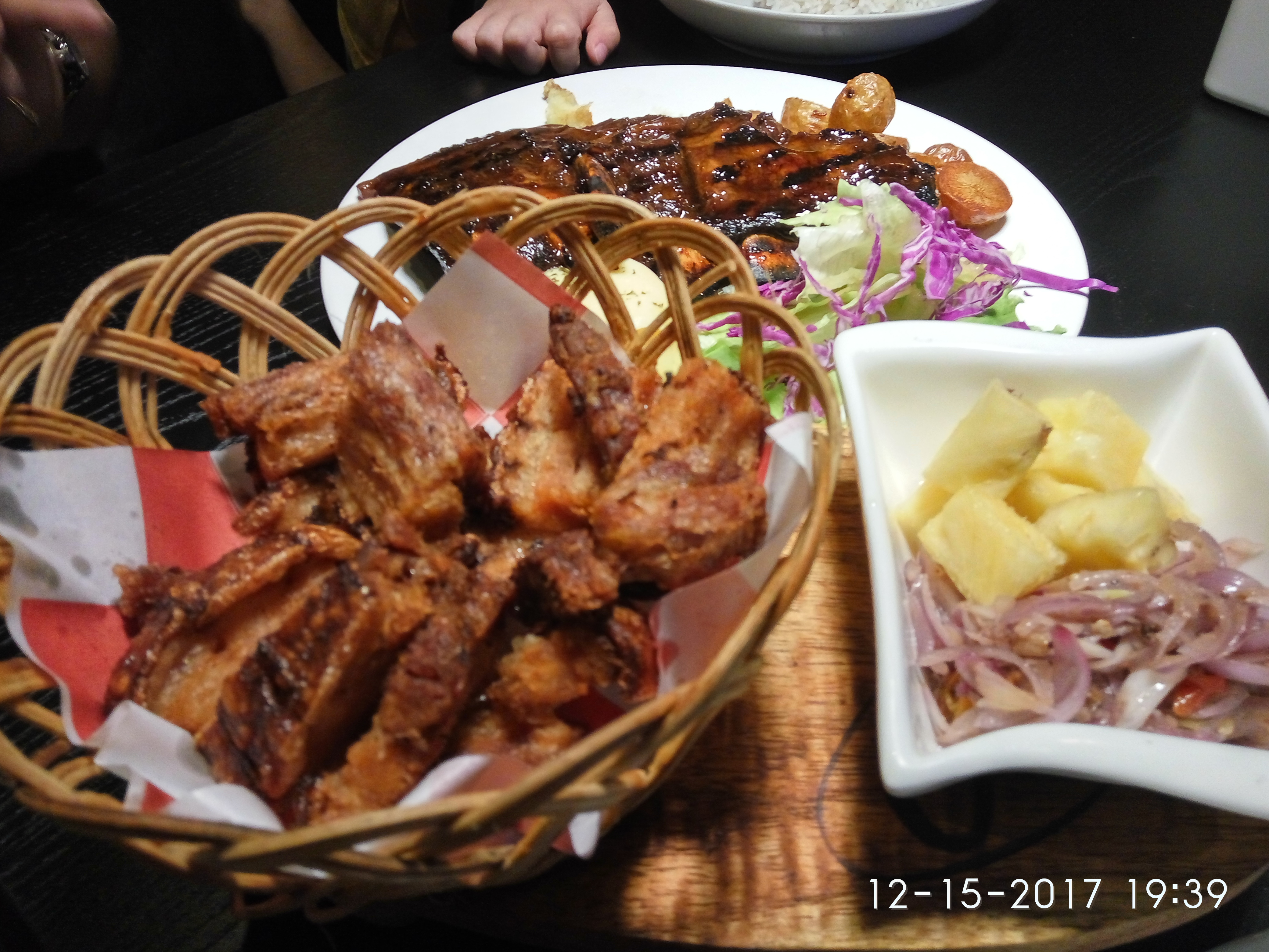 crispy pork sambal matah