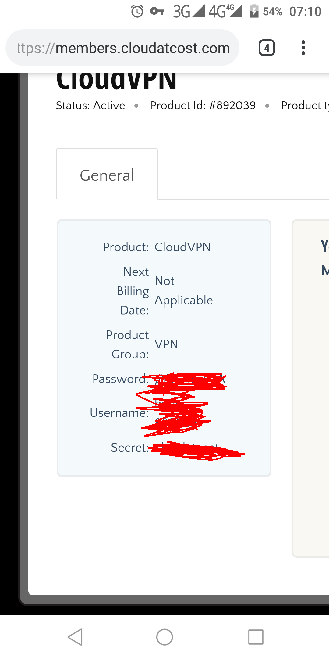 akses vpn cloudatcost