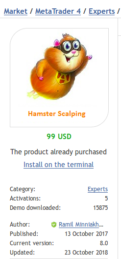 hamster scalping