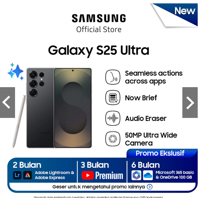 Samsung S25 beli hp jangan nanggung